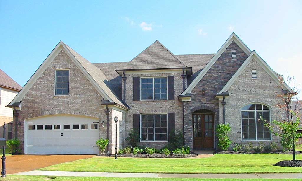 3-Bedroom, 3412 Sq Ft Country House Plan - 170-1998 - Front Exterior