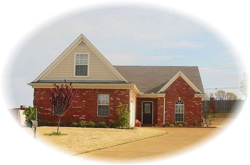 3-Bedroom, 1616 Sq Ft French House Plan - 170-2330 - Front Exterior