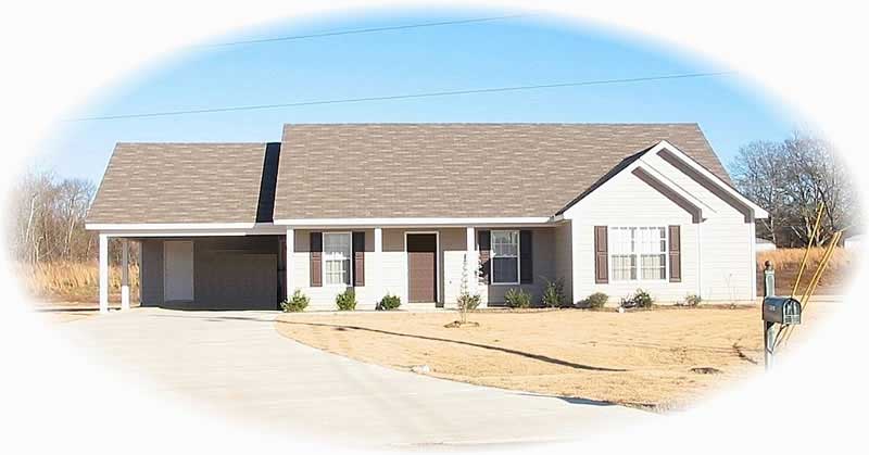 4-Bedroom, 1440 Sq Ft Small House Plans House Plan - 170-2350 - Front Exterior