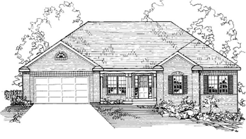 4-Bedroom, 3602 Sq Ft European House Plan - 172-1008 - Front Exterior