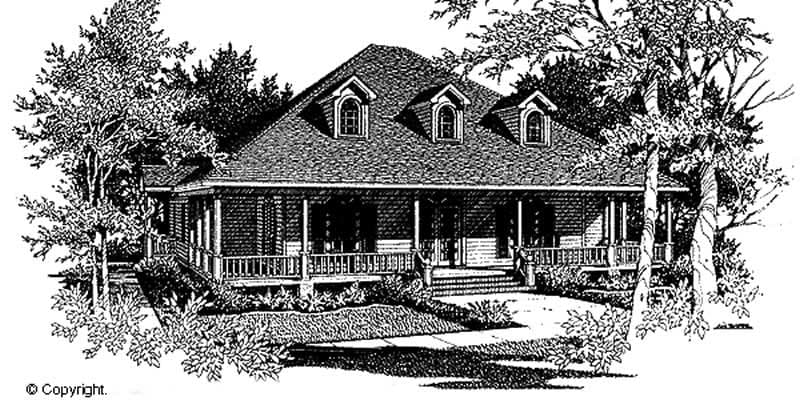 3-Bedroom, 3011 Sq Ft Cape Cod Home Plan - 174-1083 - Main Exterior