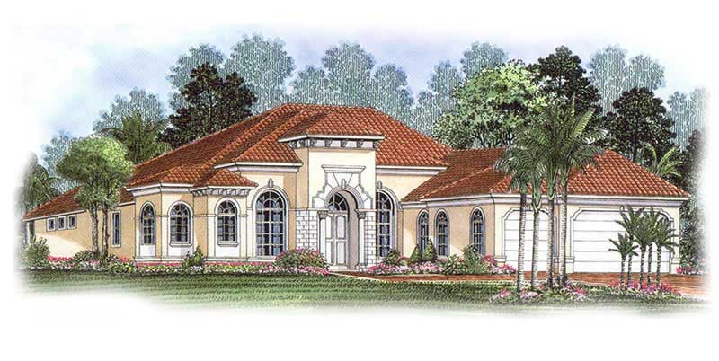 3-Bedroom, 2885 Sq Ft Coastal House Plan - 175-1079 - Front Exterior