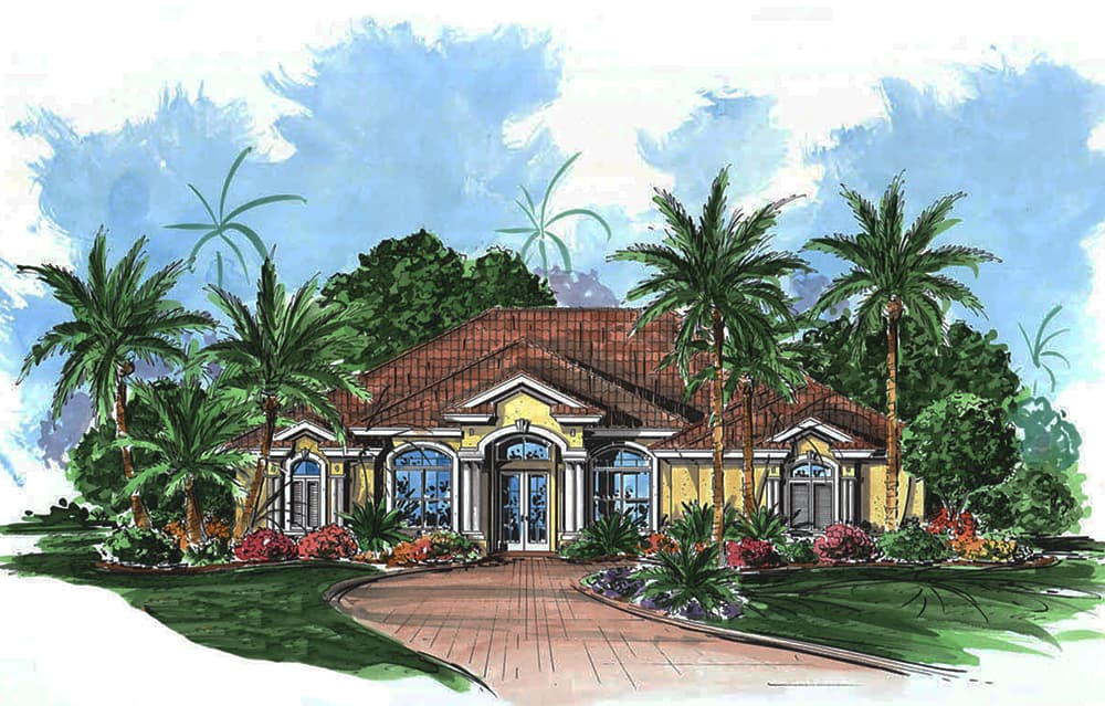 3-Bedroom, 2852 Sq Ft Craftsman Home Plan - 175-1211 - Main Exterior