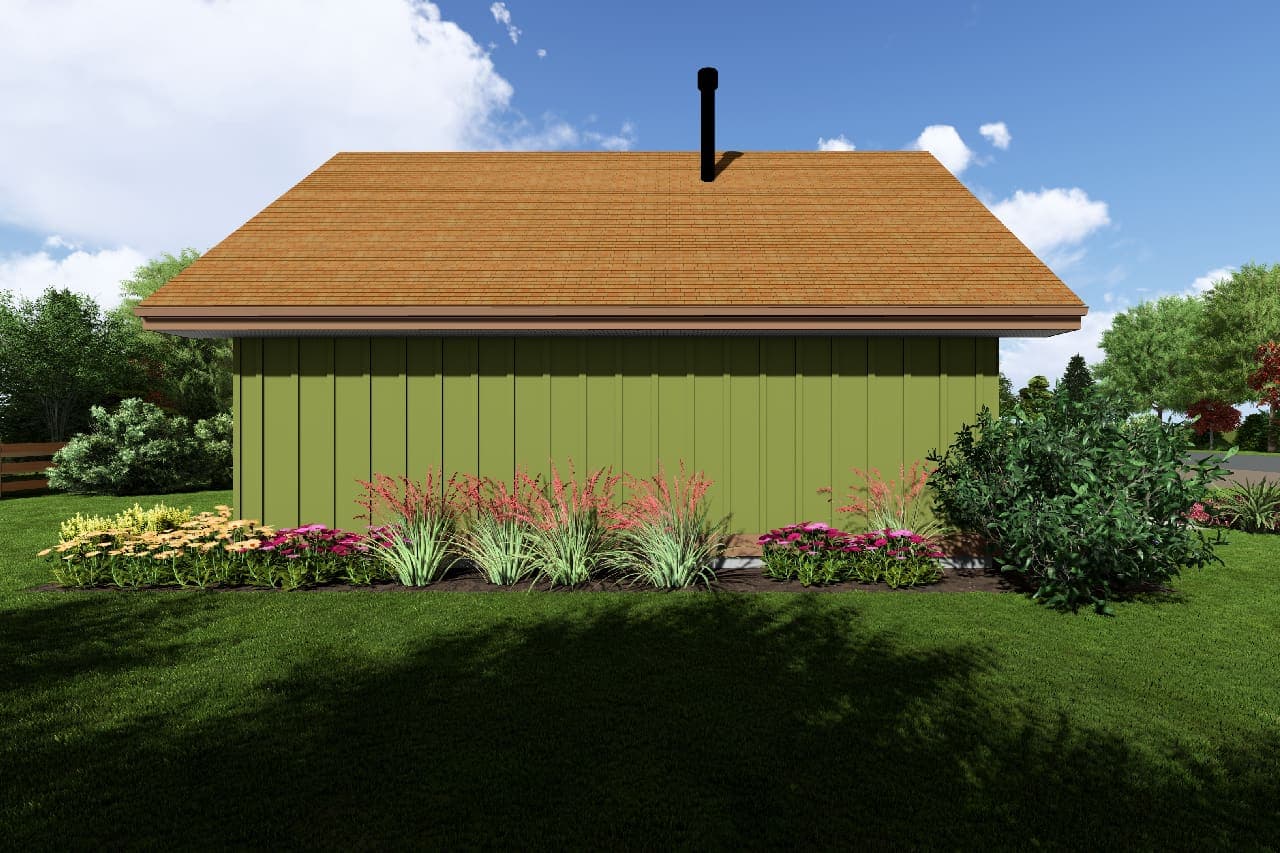 Home Plan Left Elevation