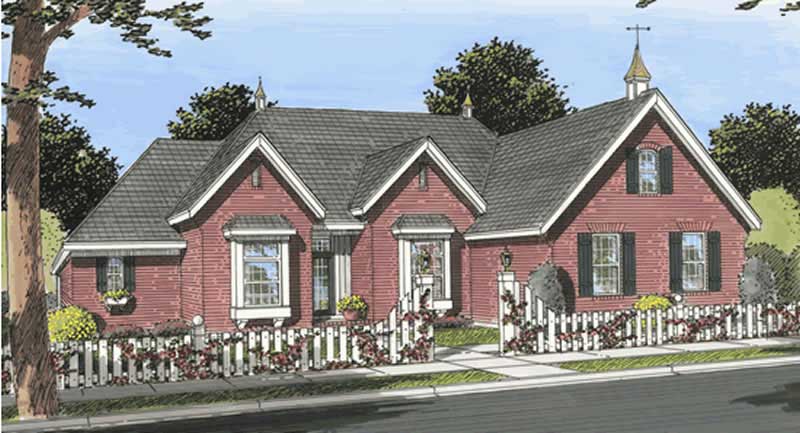 3-Bedroom, 1985 Sq Ft Country Home Plan - 178-1167 - Main Exterior