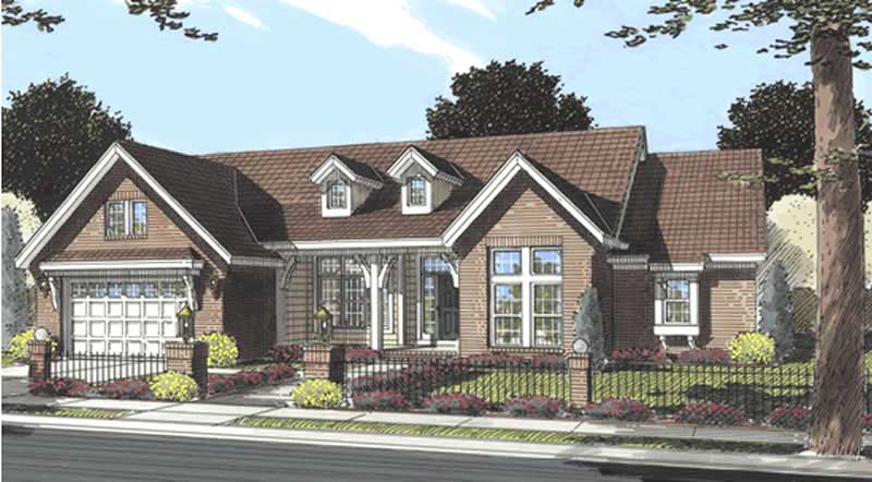 3-Bedroom, 2140 Sq Ft Cape Cod Home Plan - 178-1170 - Main Exterior