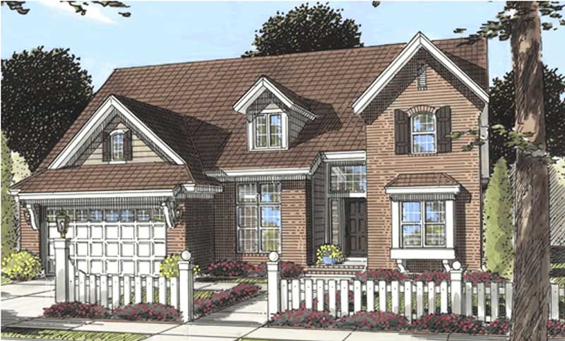 4-Bedroom, 2809 Sq Ft Cape Cod Home Plan - 178-1171 - Main Exterior