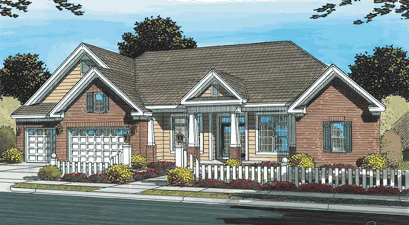 4-Bedroom, 2695 Sq Ft Country Home Plan - 178-1184 - Main Exterior