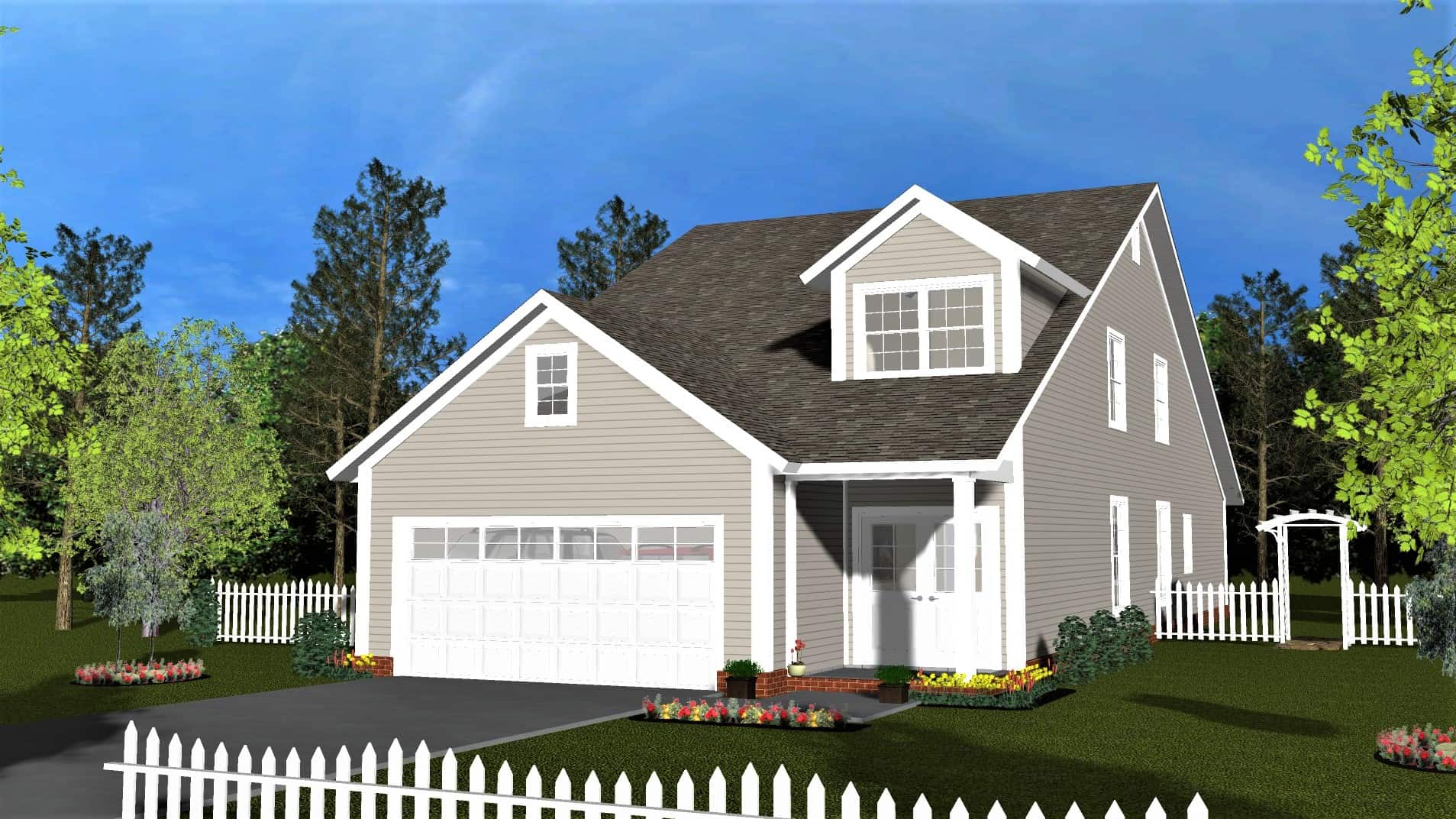 Traditional Floor Plan - 3 Bedrms, 2.5 Baths - 2148 Sq Ft - #178-1407