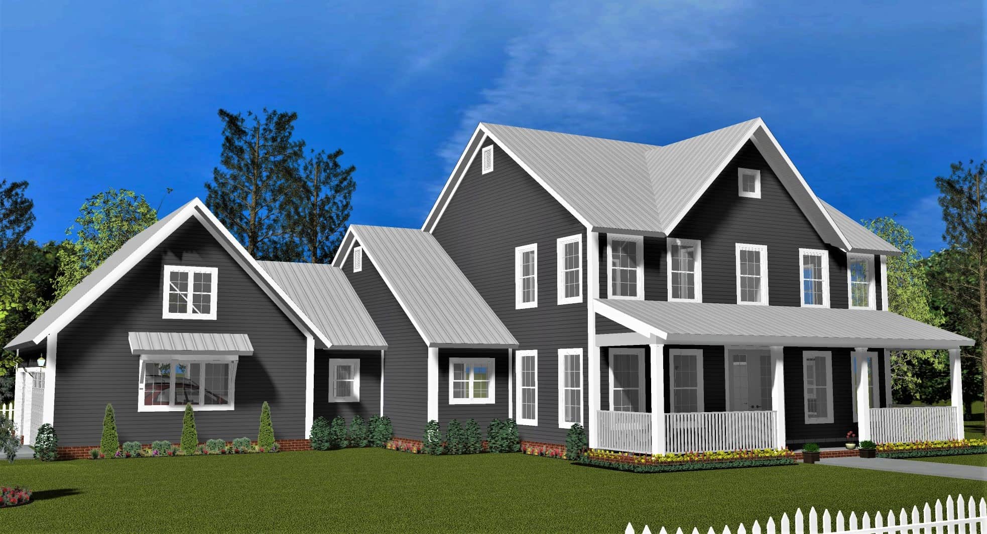 Farmhouse House Plan - 4 Bedrms, 4 Baths - 2398 Sq Ft - #178-1408