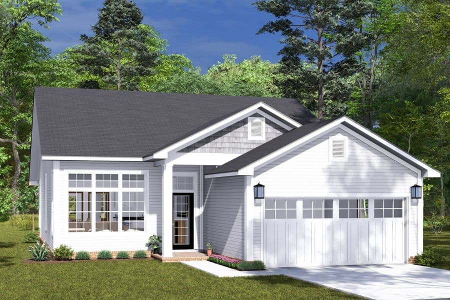 Cottage House Plan - 3 Bedrms, 2 Baths - 1388 Sq Ft - #178-1479