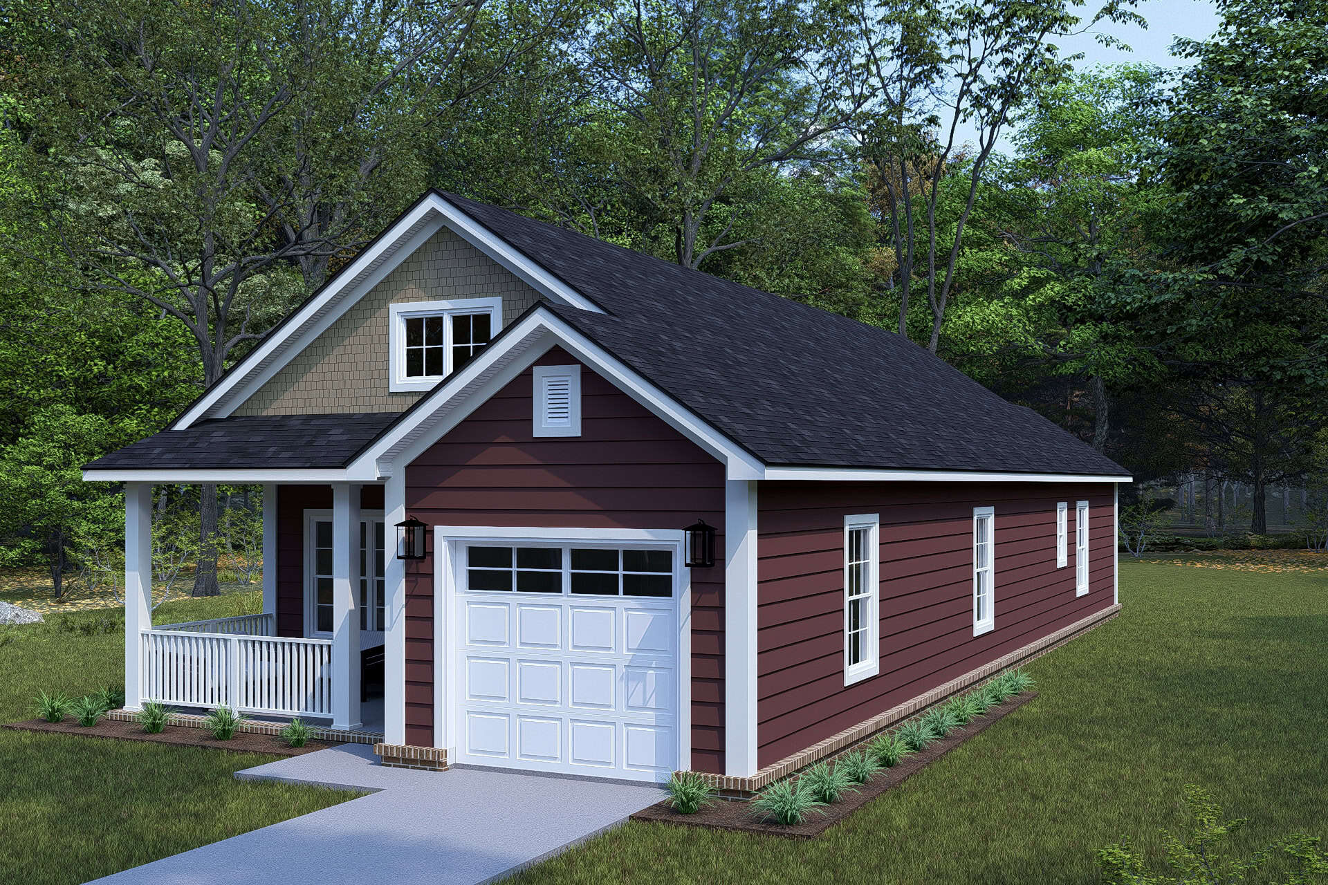 Craftsman House Plan - 2 Bedrms, 2 Baths - 1172 Sq Ft - #178-1503