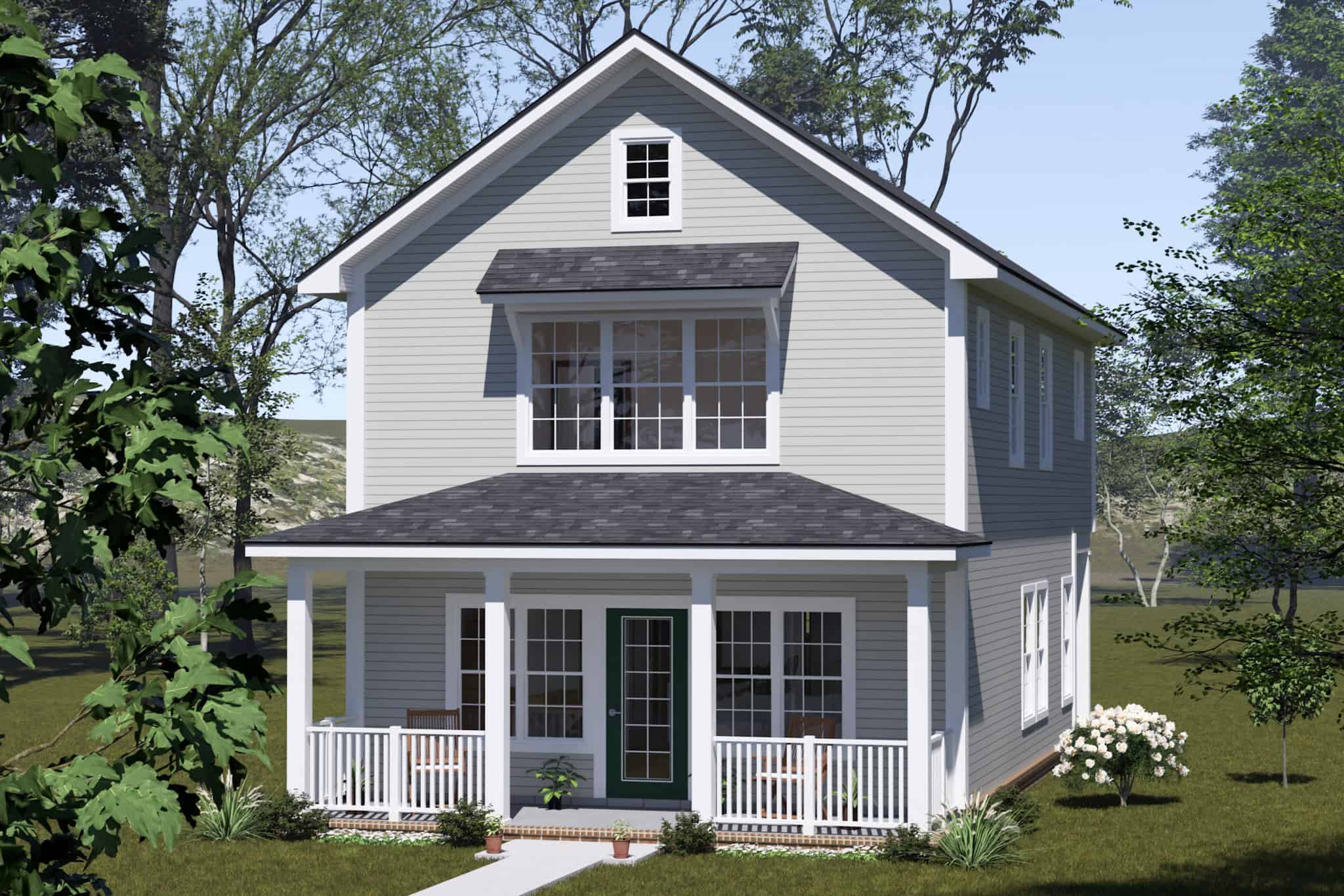 Cottage Floor Plan - 3 Bedrms, 2.5 Baths - 1585 Sq Ft - #178-1525