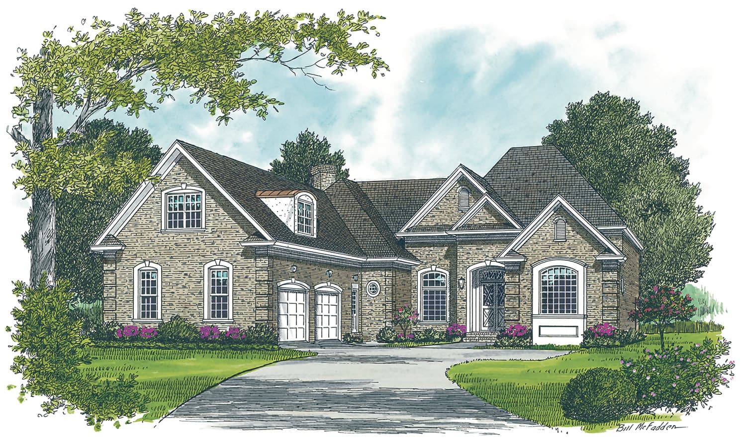 3-Bedroom, 2700 Sq Ft Ranch Home Plan - 180-1011 - Main Exterior