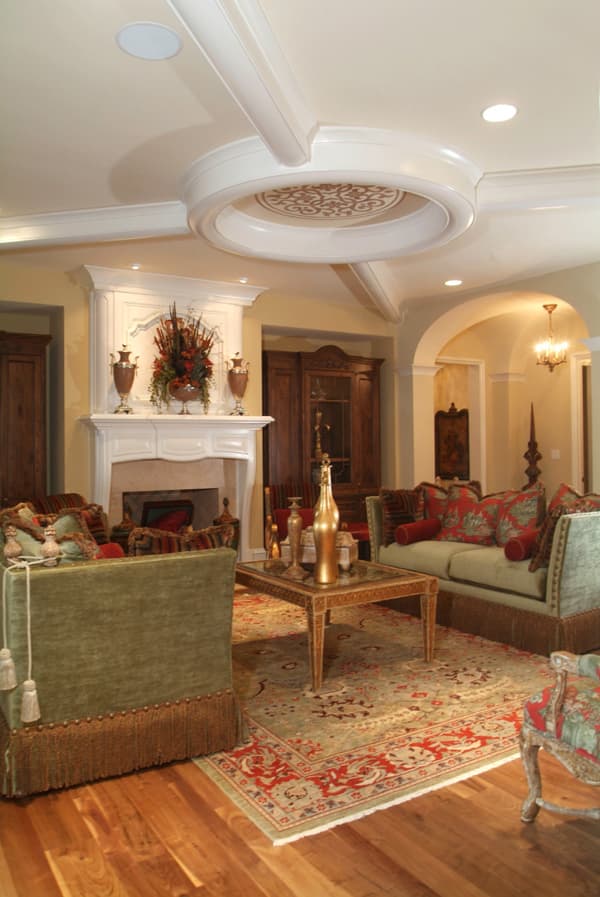 Family Room of this 7-Bedroom,8933 Sq Ft Plan -8933