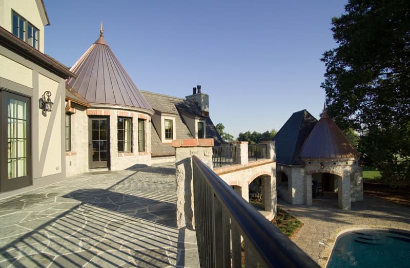 Balcony of this 7-Bedroom,8933 Sq Ft Plan -8933