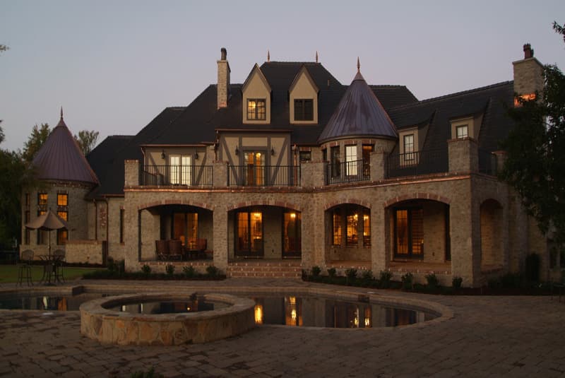 Rear View of this 7-Bedroom,8933 Sq Ft Plan -8933