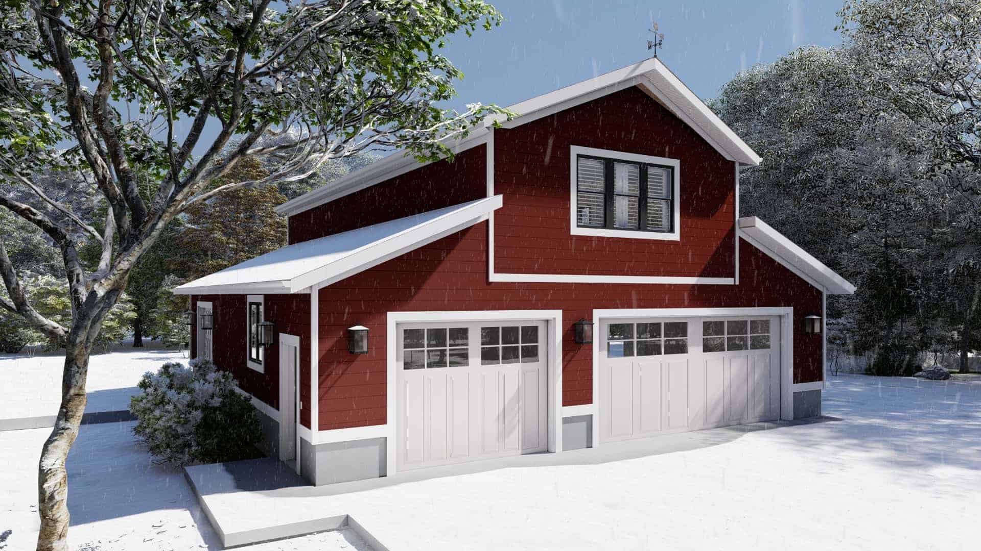 1760 Sq Ft Rustic Garage Plan | Plan #187-1188