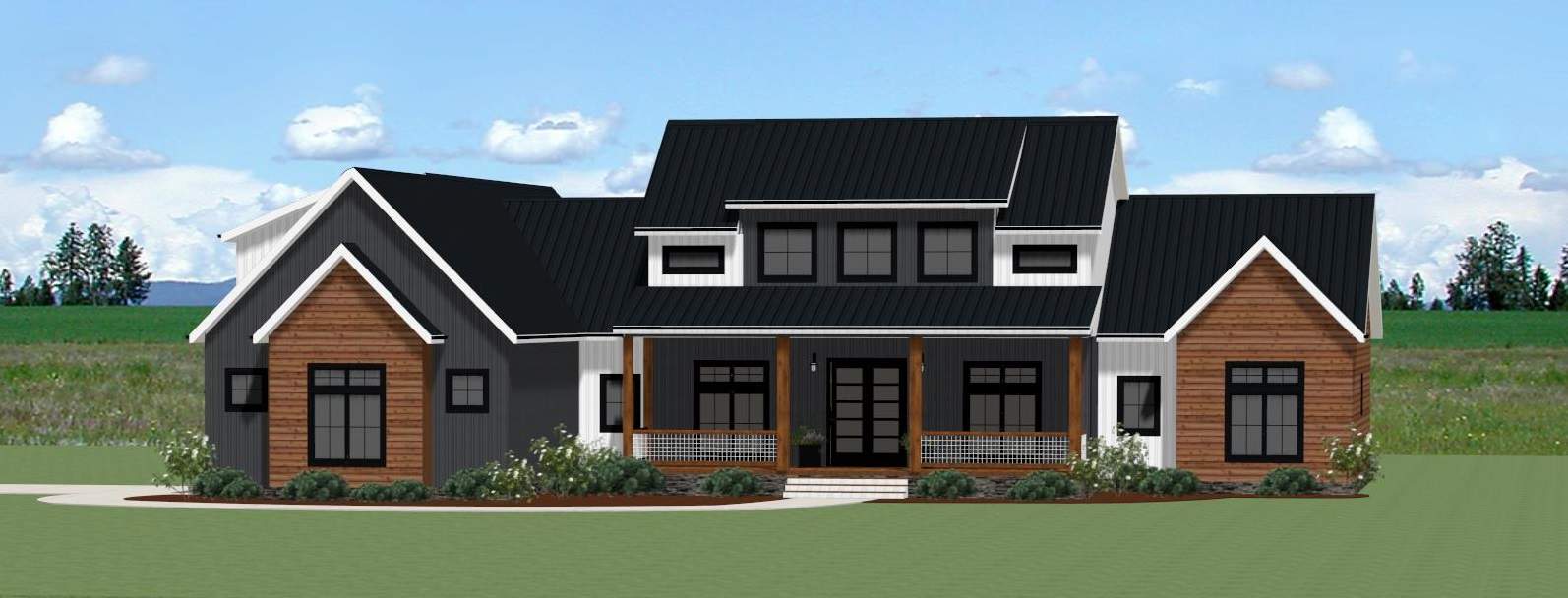 Modern Farmhouse Home Plan - 3 Bedrms, 3.5 Baths - 2934 Sq Ft - #189-1153