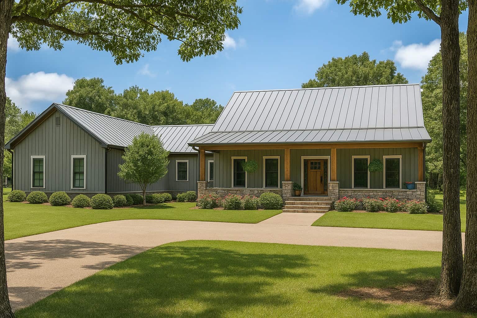 3-Bedroom, 2921 Sq Ft Craftsman House Plan - 193-1004 - Front Exterior