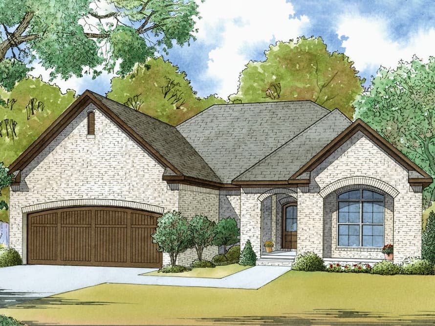 3-Bedroom, 1417 Sq Ft Traditional Home - Plan #193-1051 - Main Exterior