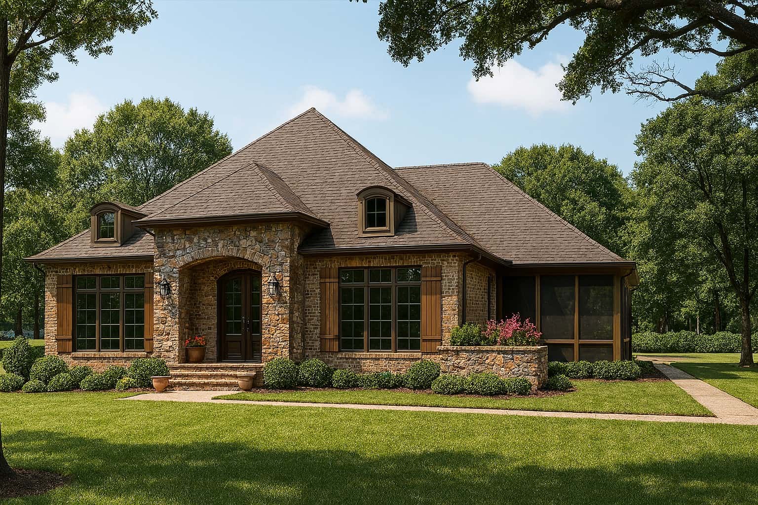 3-Bedroom, 2995 Sq Ft Craftsman House Plan - 193-1113 - Front Exterior