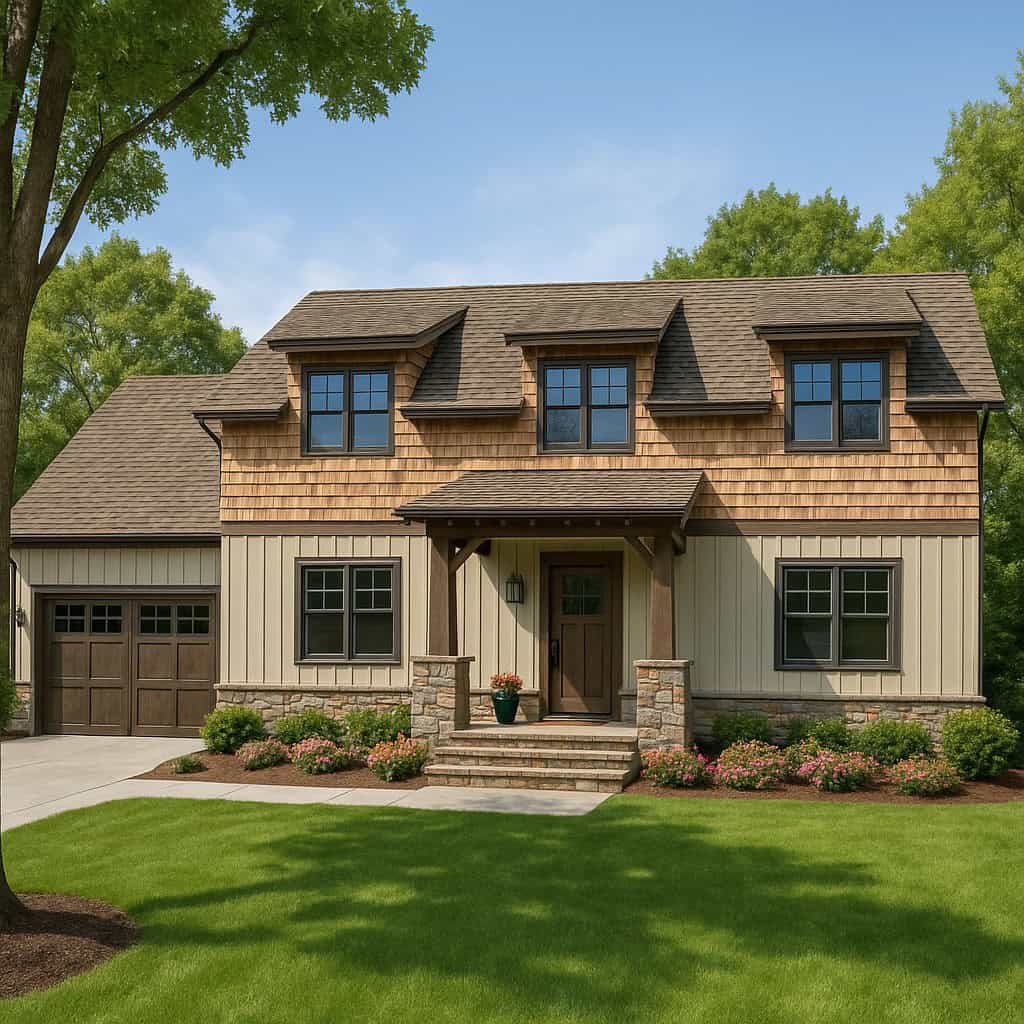 3-Bedroom, 2245 Sq Ft Arts and Crafts House - Plan #193-1118 - Front Exterior