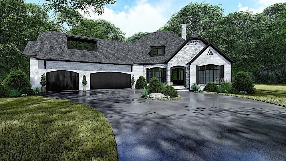 4-Bedroom, 3068 Sq Ft Acadian Home - Plan #193-1137 - Main Exterior