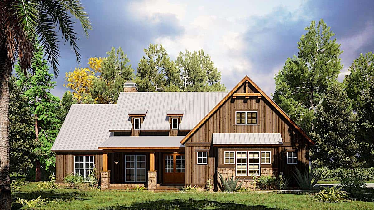 4-Bedroom, 1897 Sq Ft Ranch House - Plan #193-1168 - Front Exterior