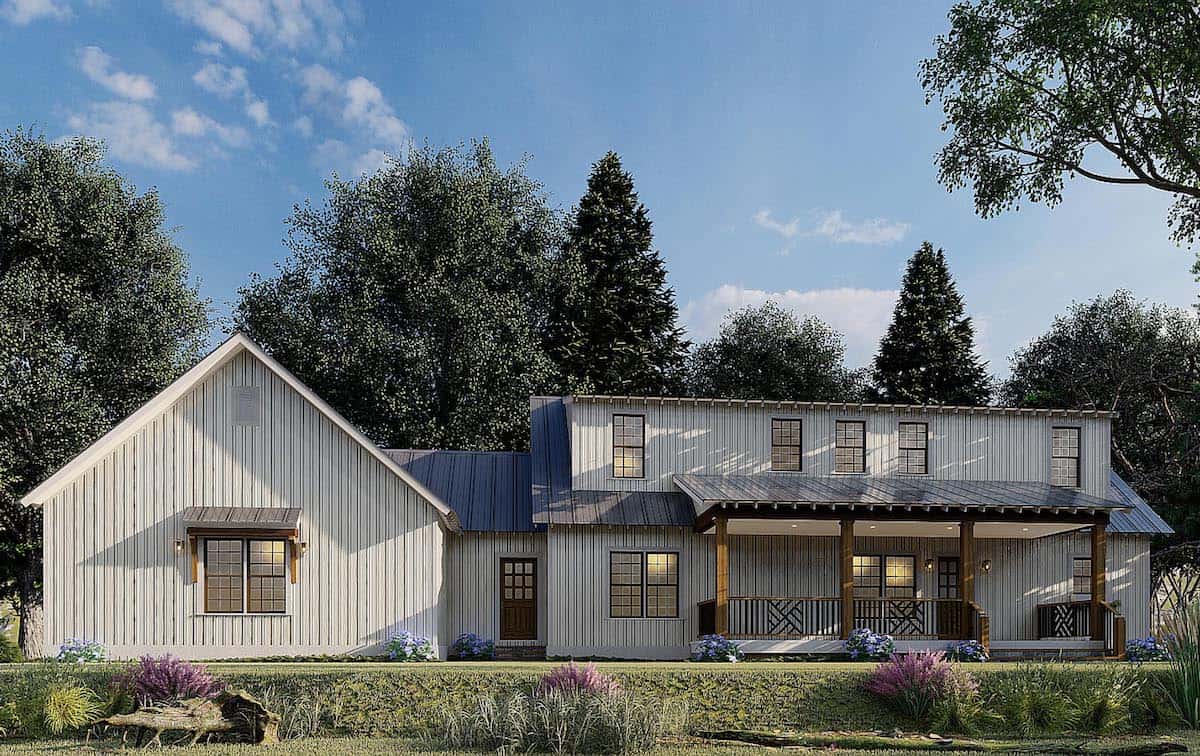 3-Bedroom, 2540 Sq Ft Farmhouse Home - Plan #193-1175 - Main Exterior