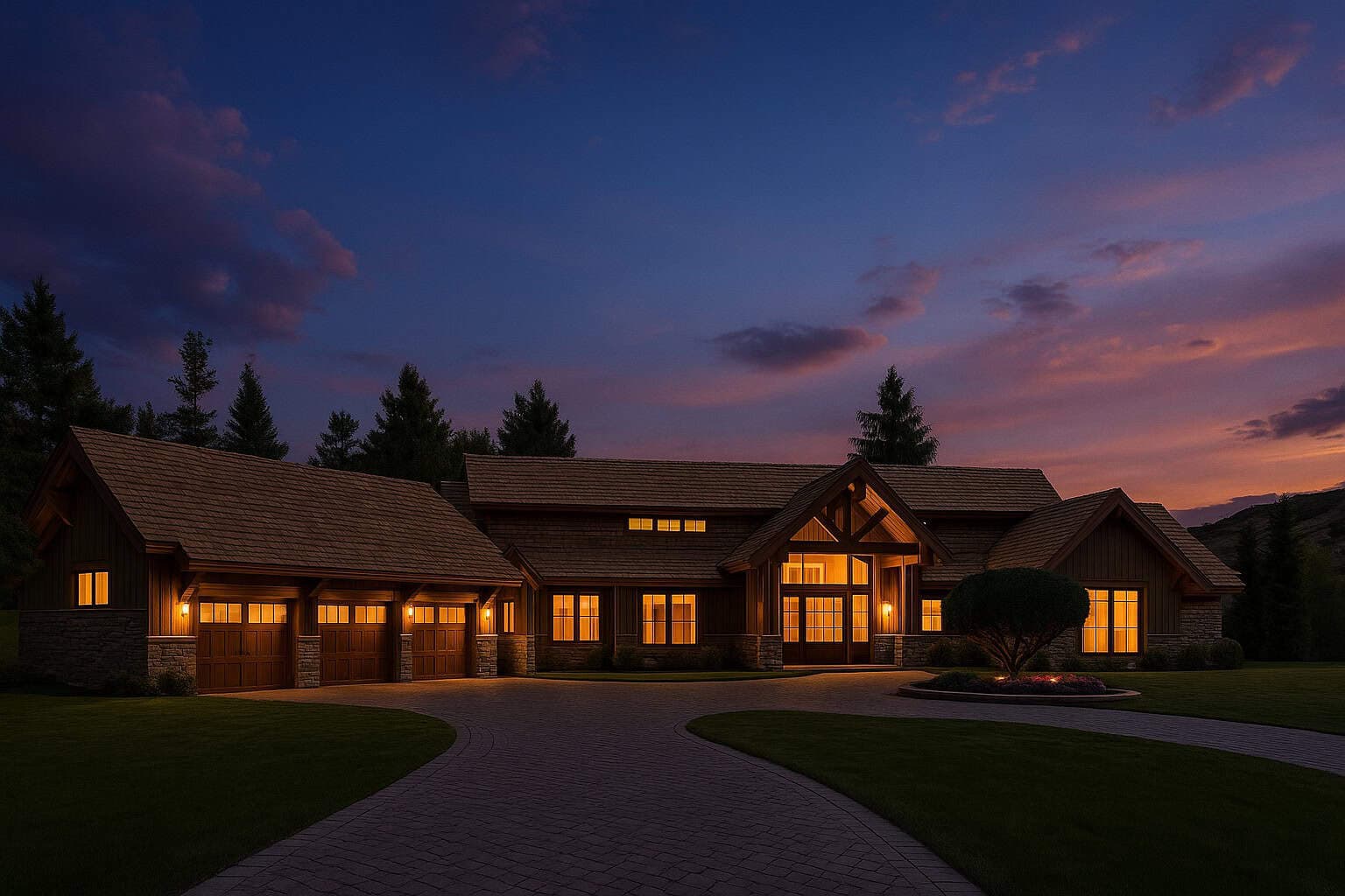 4-Bedroom, 6837 Sq Ft Craftsman Home - Plan #193-1182 - Main Exterior