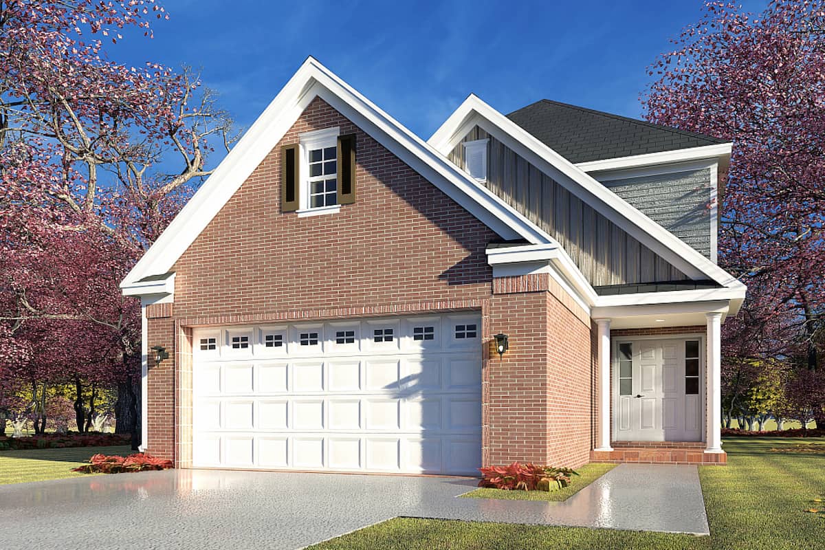 3-Bedroom, 1769 Sq Ft Traditional House - Plan #193-1194 - Front Exterior