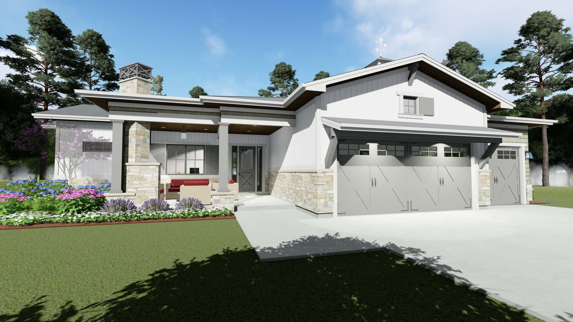 2–6-Bedroom, 2470 Sq Ft Country Home - Plan #194-1052 - Main Exterior