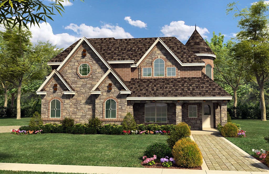 4-Bedroom, 4936 Sq Ft Luxury Home Plan - 195-1020 - Main Exterior