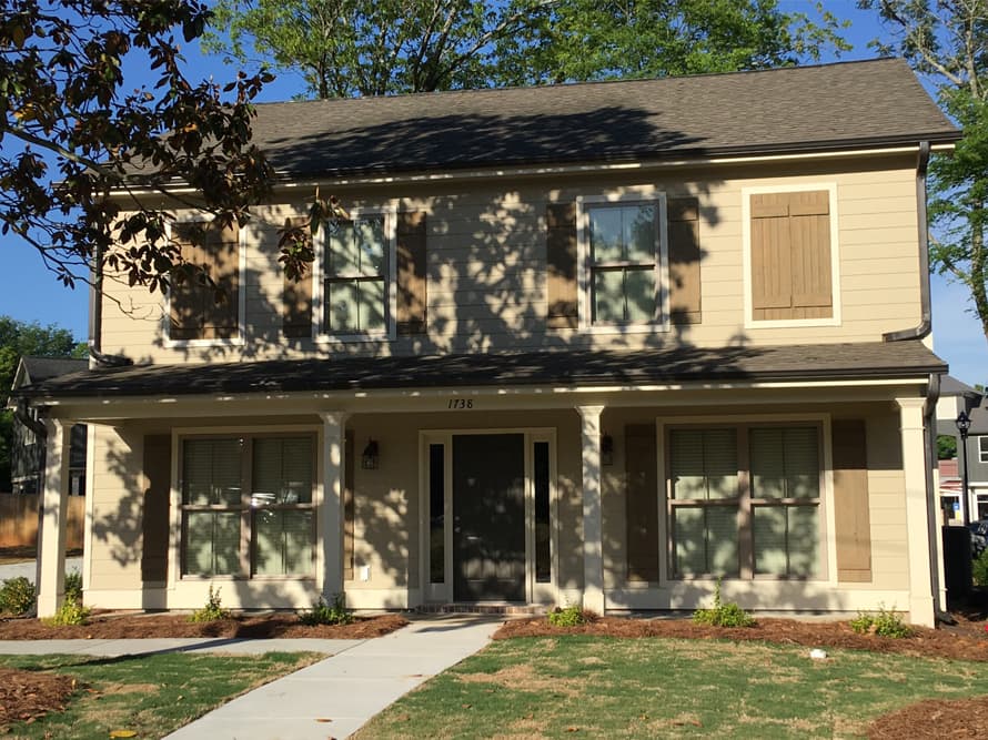 4-Bedroom, 2040 Sq Ft Colonial Home Plan - 196-1052 - Main Exterior