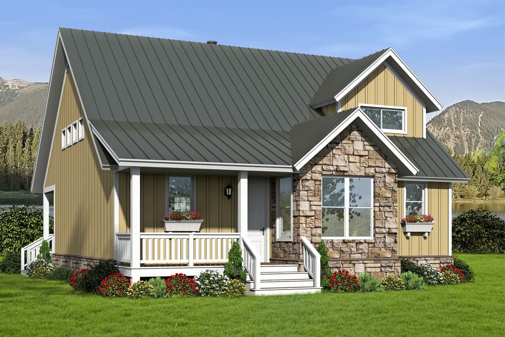 3-Bedroom, 1850 Sq Ft Cottage Home - Plan #196-1057 - Main Exterior