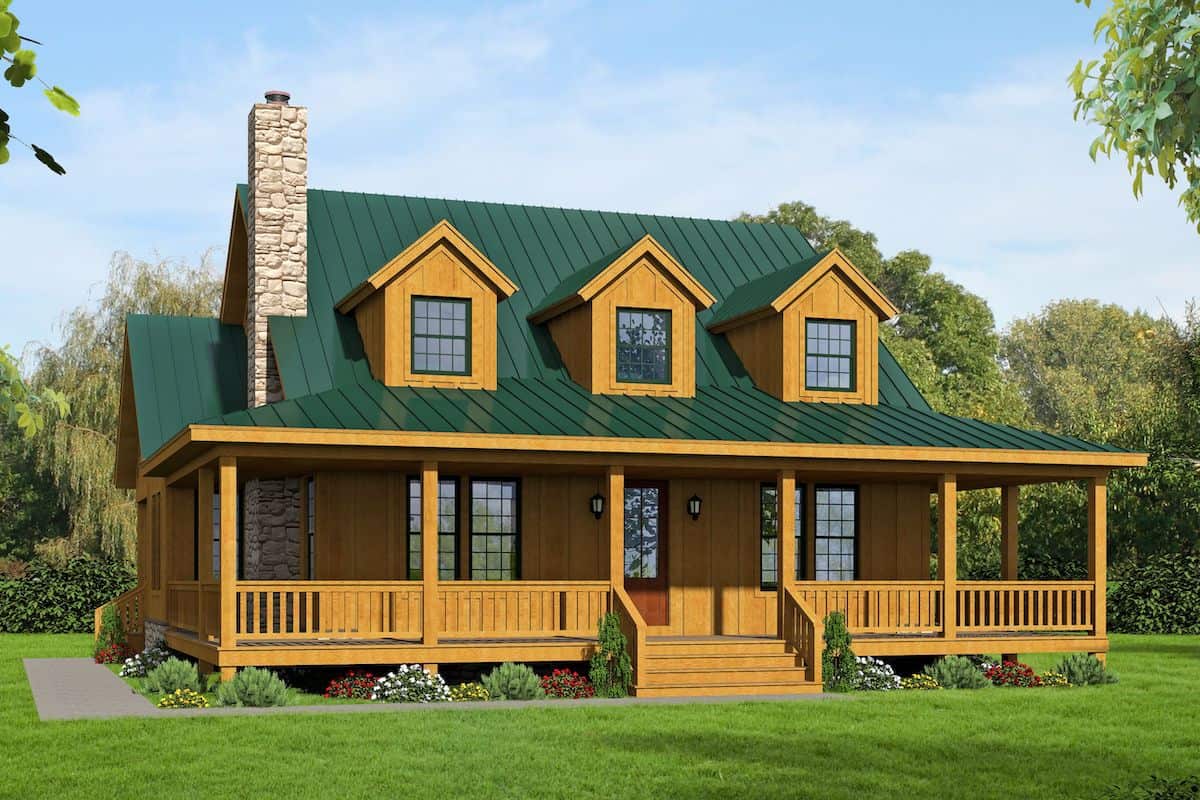 3-Bedroom, 2271 Sq Ft Cape Cod House - Plan #196-1235 - Front Exterior