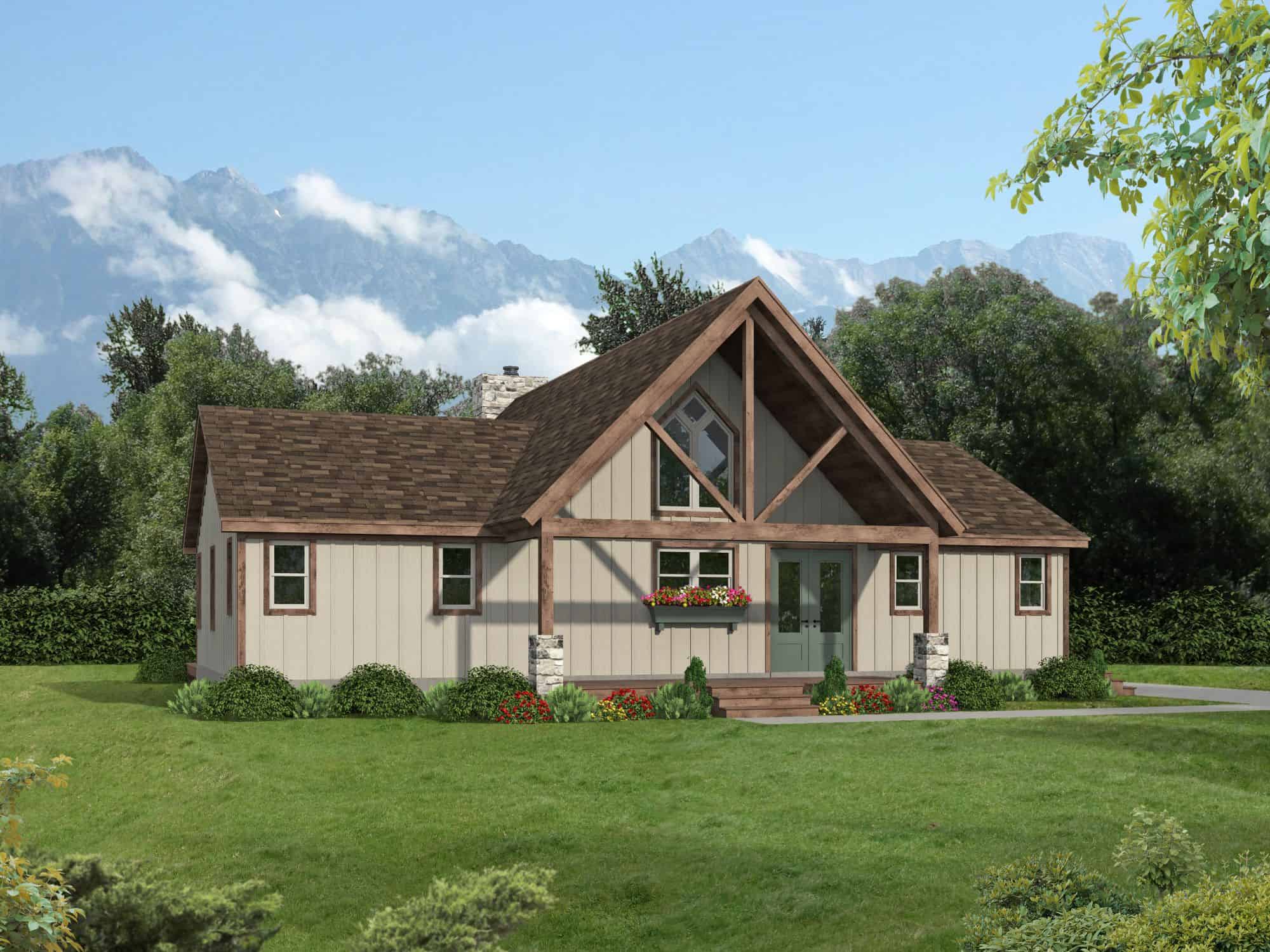 Traditional House Plan - 2 Bedrms, 2.5 Baths - 1784 Sq Ft - #196-1897