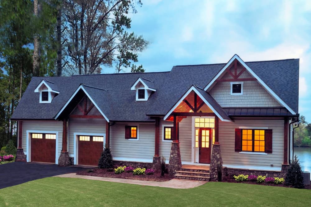 3-Bedroom, 2532 Sq Ft Cottage Home - Plan #198-1013 - Main Exterior