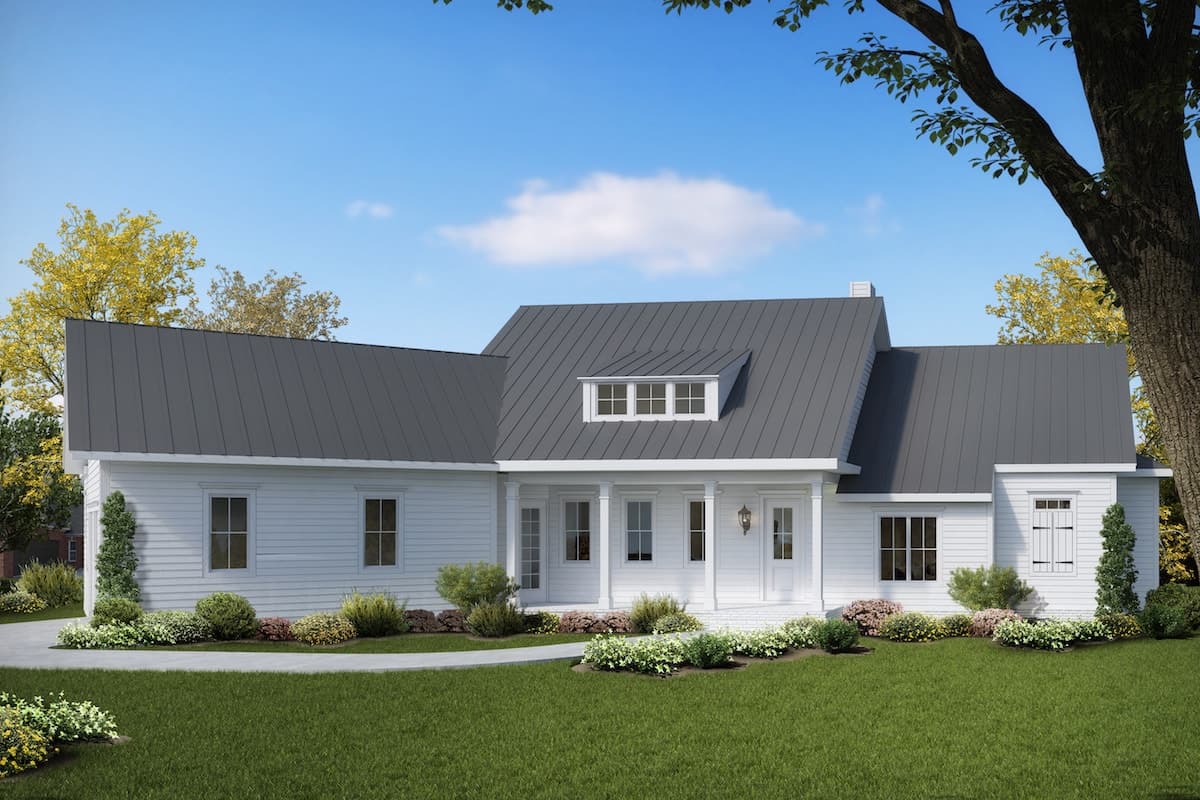 3-Bedroom, 2510 Sq Ft Cottage Home Plan - 198-1026 - Main Exterior