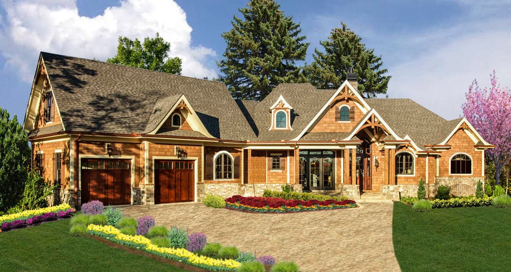 3-Bedroom, 4065 Sq Ft Cottage Home - Plan #198-1144 - Main Exterior