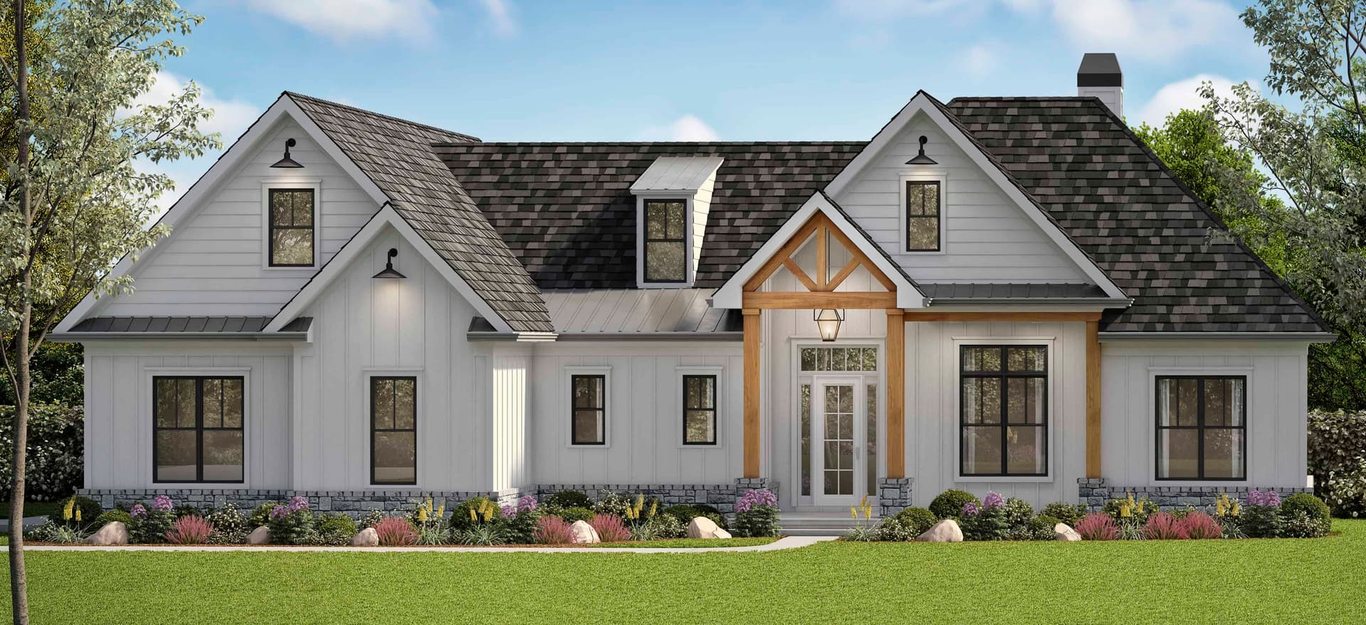 3-Bedroom, 2389 Sq Ft Ranch Home - Plan #198-1159 - Main Exterior