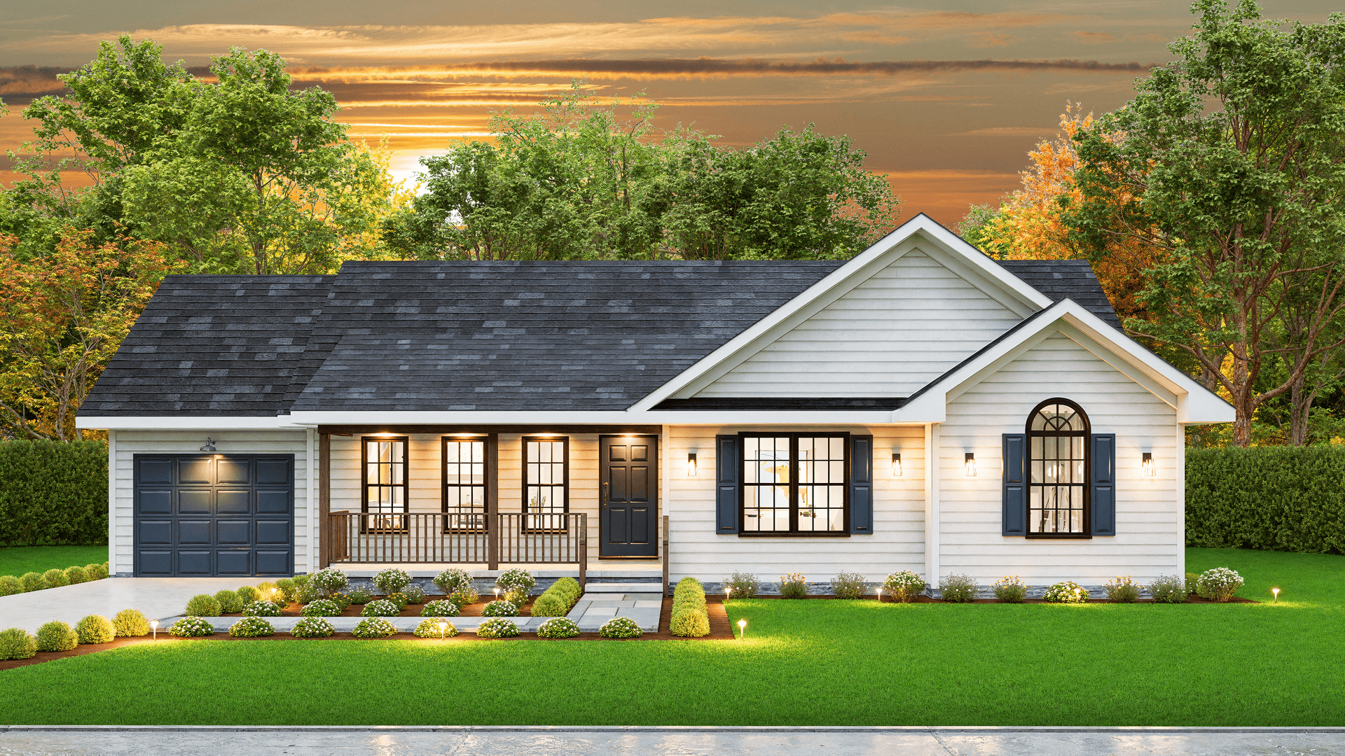 Traditional House Plan - 3 Bedrms, 2 Baths - 1281 Sq Ft - #198-1192