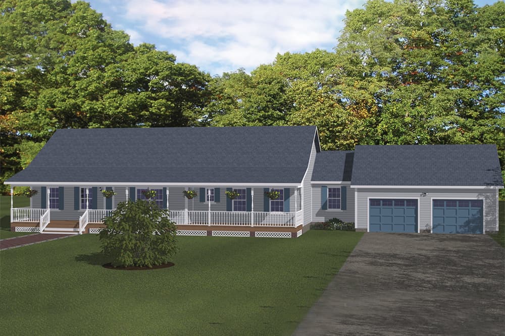 3-Bedroom, 2114 Sq Ft Ranch Home  - #200-1026 - Main Exterior