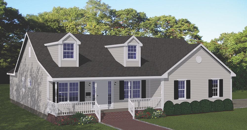 3-Bedroom, 1840 Sq Ft Ranch Home Plan - 200-1083 - Main Exterior
