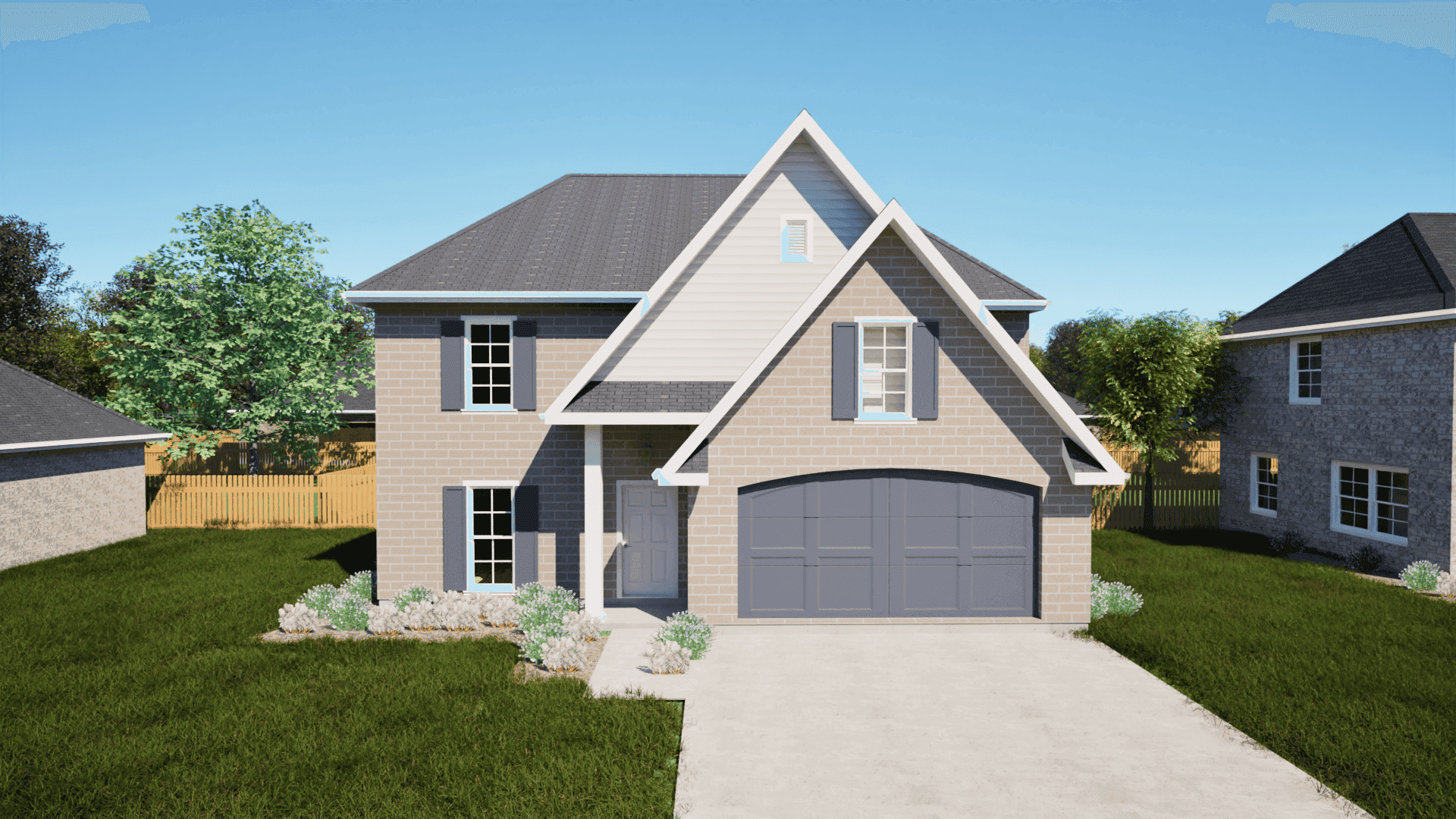 5-Bedroom, 3311 Sq Ft European House Plan - 203-1005 - Front Exterior