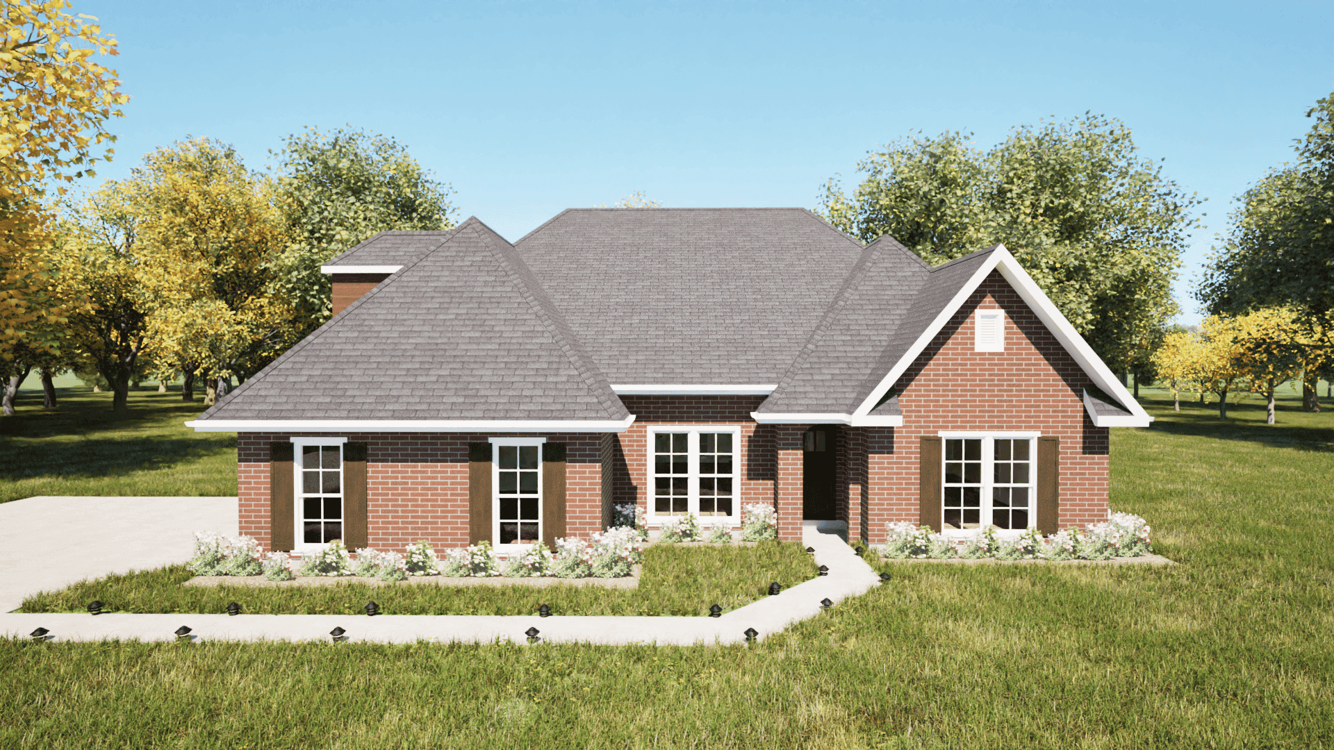 3-Bedroom, 2200 Sq Ft European Home - Plan #203-1036 - Main Exterior