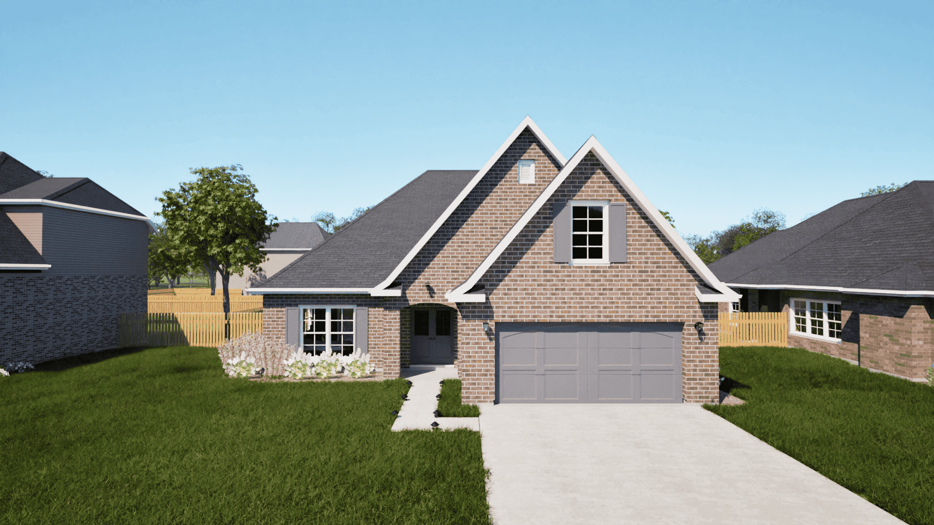 4-Bedroom, 1988 Sq Ft European Home - Plan #203-1040 - Main Exterior