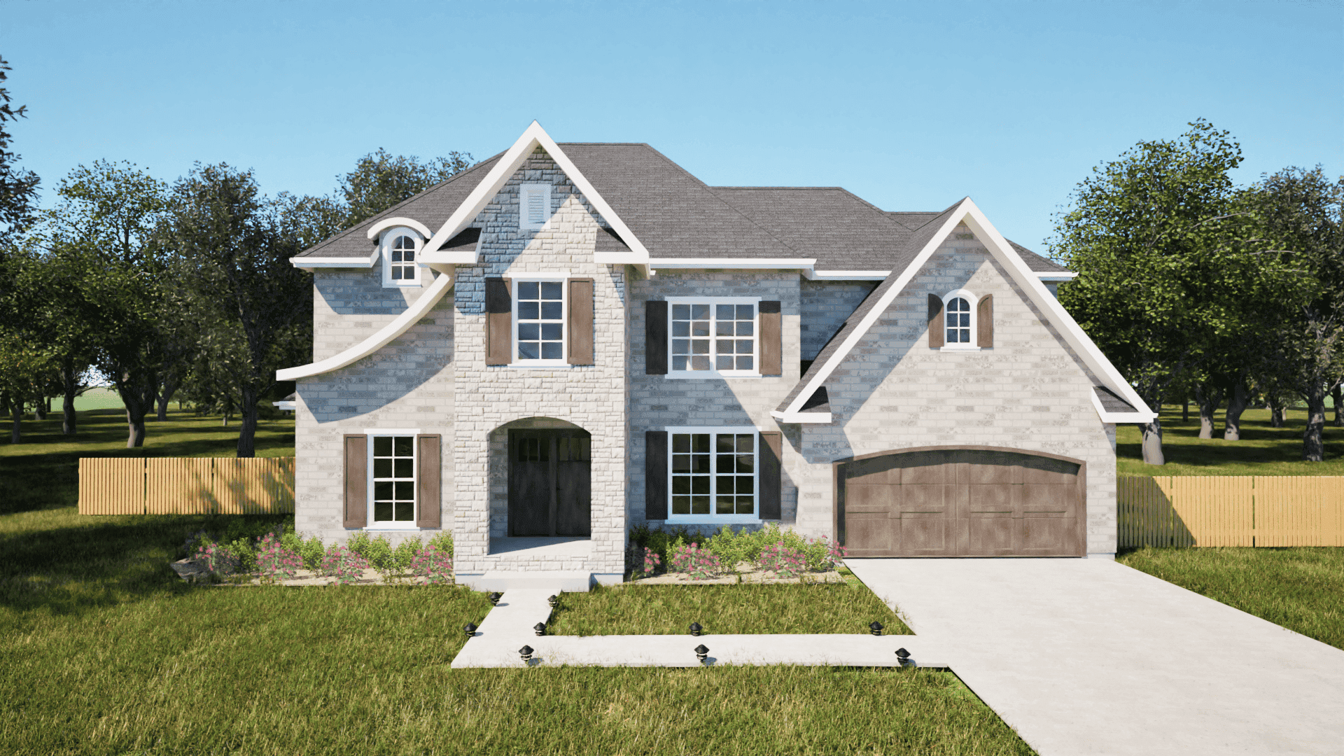 5-Bedroom, 2862 Sq Ft Colonial Home - Plan #203-1041 - Main Exterior