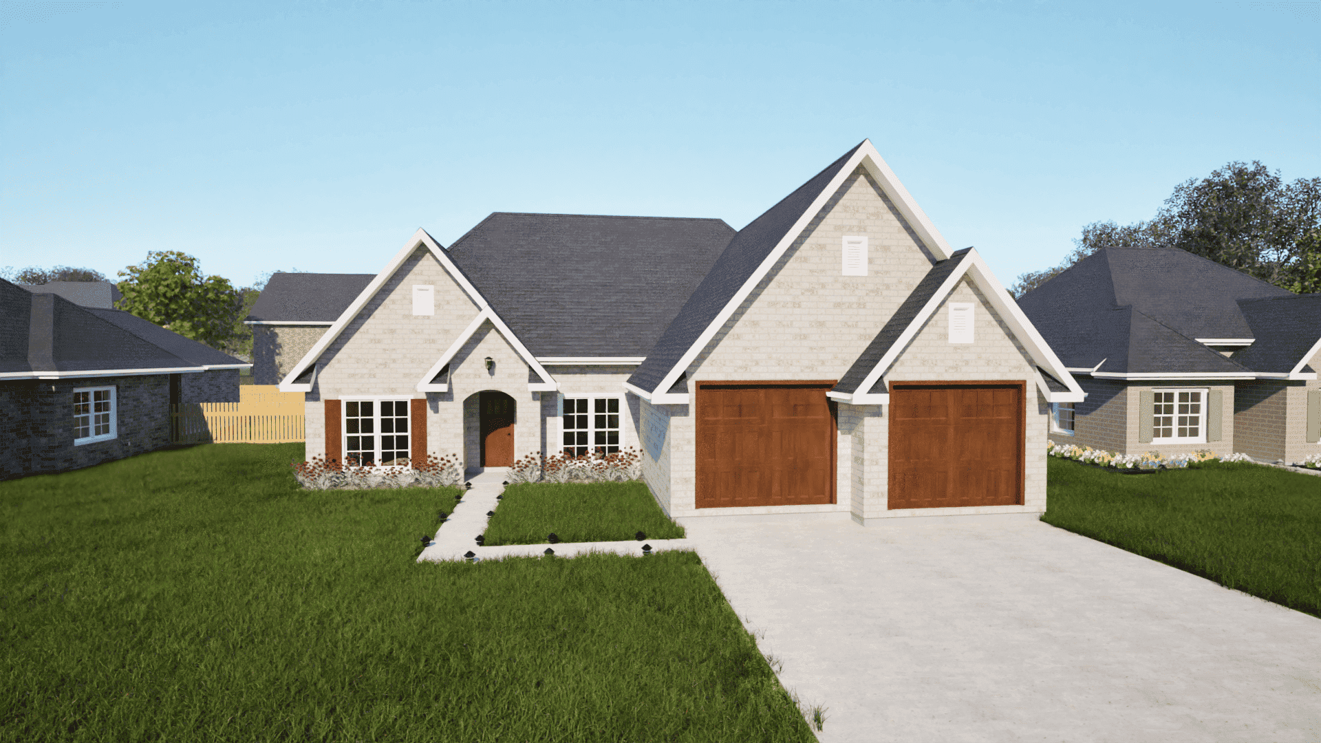 3-Bedroom, 1522 Sq Ft Ranch Home - Plan #203-1043 - Main Exterior